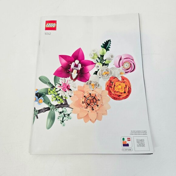 Lego Botanicals Pretty Pink Flower Bouquet 10342 Building Instructions ONLY - Picture 1 of 9
